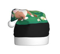 YYHWHJDE Bunny in the cherry orchard Prints Christmas Hat for Adult for men and women clothing headband for festive occasions
