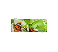 YYHWHJDE Butterfly On Daisy Flower Prints Baby Bow Headband - Soft & Stretchy Newborn Throw for Cute Baby Girls 0-6 Months