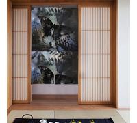 YYHWHJDE Butterfly shadow in the valley Prints Curtain two Pieces Spliced 34x56in Fabric curtains, room dividers for Hanging Between Rooms, at Doorways