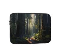 YYHWHJDE California Redwood Forest Prints Protective Shockproof Portable Laptop Sleeve Case 10 inch for Men and Women Business Travel, and Office Daily Use