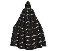 YYHWHJDE Camel At The Foot Of The Mountain Pattern Halloween Adult Hooded Cape Cloak - Super Large Hooded Cloak No Zipper
