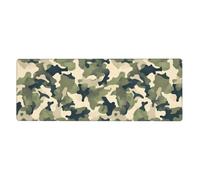 YYHWHJDE Camo Woodland Camoflage Pattern Extra Large Mouse Pad, Computer Office Anti Slip Gaming Keyboard Thickened Version 12x31.5in
