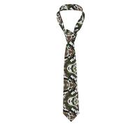 YYHWHJDE Camouflage Pattern Men's Necktie for Business, Daily Wear, Work, Birthdays, Weddings, Parties, Banquets Easy Care 57X3.1 In