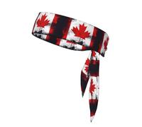 YYHWHJDE Canadian flag Prints Sports Double-Sided Headscarf Quick Drying, Moisture Wicking for Women, Girls, and Men