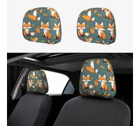 YYHWHJDE Car Headrest Cover 2 Pcs - Well-crafted Auto Throw Pillows Protect
