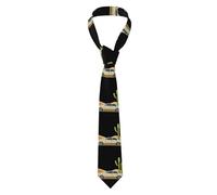YYHWHJDE Car in the desert Pattern Men's Necktie for Business, Daily Wear, Work, Birthdays, Weddings, Parties, Banquets Easy Care 57X3.1 In