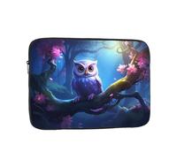 YYHWHJDE Cartoon Cute Owl Picture Shockproof Portable Laptop Sleeve Case 12 inch for Men and Women Business Travel, School, and Office Daily Use