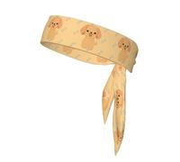 YYHWHJDE cartoon cute puppy Prints Sports Double-Sided Headscarf Quick Drying, Moisture Wicking for Women, Girls, and Men