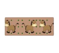 YYHWHJDE Cartoon Donkey Prints Extra Large Mouse pad Mousepad 12x31.5in for Office Gaming Learning