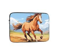 YYHWHJDE Cartoon Horse Prints Protective Shockproof Portable Laptop Sleeve Case 12 inch for Men and Women Business Travel, and Office Daily Use