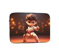 YYHWHJDE Cartoon Karate Prints Protective Shockproof Portable Laptop Sleeve Case 12 inch for Men and Women Business Travel, and Office Daily Use
