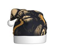 YYHWHJDE Cartoon King Kong Prints Christmas Hat for Adult for men and women clothing headband for festive occasions