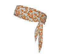 YYHWHJDE cartoon little foxes Prints Sports Double-Sided Headscarf for Women and Men Adjustable for All Head Circumferences