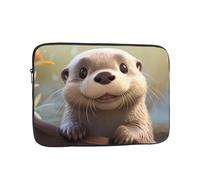 YYHWHJDE Cartoon Otter Prints Protective Shockproof Portable Laptop Sleeve Case 13 inch for Men and Women Business Travel, and Office Daily Use