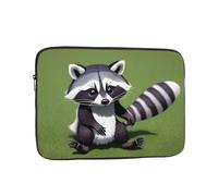 YYHWHJDE Cartoon Raccoon Prints Protective Shockproof Portable Laptop Sleeve Case 12 inch for Men and Women Business Travel, and Office Daily Use