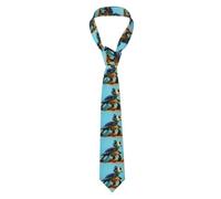 YYHWHJDE Cartoon Sea Turtle Prints Men's tie classic style suit cravat suitable for holidays and work