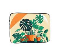 YYHWHJDE Cartoon Turtle Back Bamboo Pattern Shockproof Portable Laptop 12 inch Sleeve Bag for Men and Women - Ideal for Business Travel, School, and Daily Use