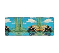 YYHWHJDE Cartoon Turtle Prints Extra Large Mouse pad Mousepad 12x31.5in for Office Gaming Learning