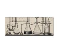 YYHWHJDE Chemistry Print Pattern Extra Large Mouse Pad, Computer Office Anti Slip Gaming Keyboard Thickened Version 12x31.5in