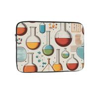 YYHWHJDE Chemistry Print Pattern Shockproof Portable Laptop 13 inch Sleeve Bag for Men and Women - Ideal for Business Travel, School, and Daily Use