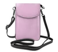 YYHWHJDE Cherry Blossom Pink Prints Small Leather Women'S Crossbody Flip Phone Bag, Waterproof And Durable