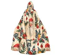 YYHWHJDE christmas santa claus Pattern Halloween Adult Hooded Cloak for various party and carnival settings