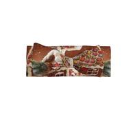 YYHWHJDE Christmas Village House Prints Baby Bow Headband - Soft & Stretchy Newborn Throw for Adorable Baby Girls 0-6 Months
