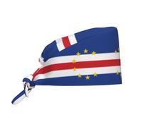 YYHWHJDE Cleaning Working Cap Flag of Cape Verde Pattern - Soft for Women & Men, Adjustable, Breathable