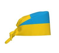 YYHWHJDE Cleaning Working Cap Flag of Rwanda Printed Chef Hat for Women & Men, Adjustable, Breathable Black