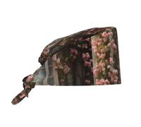 YYHWHJDE Cleaning Working Cap Roses Crawling Across The Windows Prints - Soft for Women & Men, Adjustable, Breathable