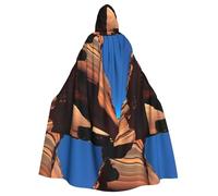 YYHWHJDE Colorado landscape Pattern Halloween Adult Hooded Cloak for various party and carnival settings