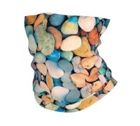 YYHWHJDE Colored Stones Prints Multifunctional Sport Headband - Seamless Knit Throw for Hiking, Biking, Yoga & More!