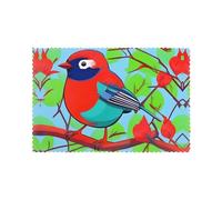 YYHWHJDE Colorful Birds Picture Placemats for Dining Table Set of 6 12x18in heat resistance for hotels, homes, and banquets