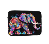YYHWHJDE Colorful Elephant Prints Protective Shockproof Portable Laptop Sleeve Case 13 inch for Men and Women Business Travel, and Office Daily Use