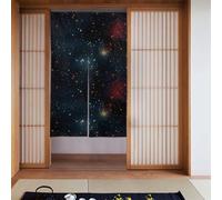 YYHWHJDE constellation star clusters galaxies Pattern Curtain 2 Pcs Spliced 34x56in Good Drape, Smooth and Not Easily Wrinkled, Fabric curtains, room dividers