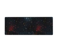 YYHWHJDE Constellation Star Clusters Galaxies Pattern Extra Large Mouse Pad, Computer Office Anti Slip Gaming Keyboard Thickened Version 12x31.5in