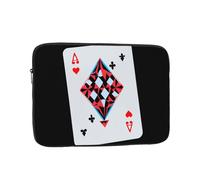 YYHWHJDE Cool Diamond Playing Cards Prints Protective Shockproof Portable Laptop Sleeve Case 10 inch for Men and Women Business Travel, and Office Daily Use