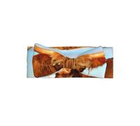 YYHWHJDE Cows In The Field Prints Baby Bow Headband - Soft & Stretchy Newborn Throw for Adorable Baby Girls 0-6 Months