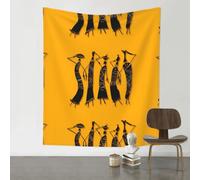 YYHWHJDE Creative African Culture Prints 60x51in Wall Tapestry - Lightweight Polyester Throw for Dorm Decor, Beach Blanket & Room Layering