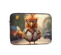 YYHWHJDE Creative Cartoon Chicken Prints Protective Shockproof Portable Laptop Sleeve Case 10 inch for Men and Women Business Travel, and Office Daily Use