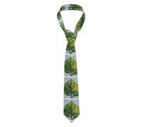 YYHWHJDE Crisp leaf veins Prints Men's Necktie Soft & Comfortable, Non-Deforming, Fade-Resistant, Durable (57X3.1 inch)