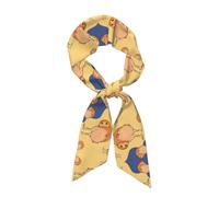 YYHWHJDE Crooked Owl Prints Women's Fashion Scarf Versatile Style, Soft and Silky for Dates, Travel