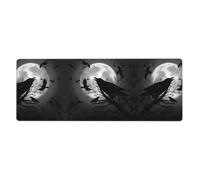 YYHWHJDE Crow Birds Extra Large Rubber Desk Mat 12x31.5in