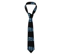 YYHWHJDE Crystal blue ripples Prints Men's Necktie Soft & Comfortable, Non-Deforming, Fade-Resistant, Durable (57X3.1 inch)