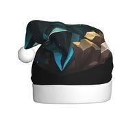 YYHWHJDE Crystal on the planet Pattern Christmas Hat for Adult quality festive accessory crafted soft, lightweight