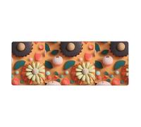 YYHWHJDE Cut Paper With Colourful Sunflowers Pattern Extra Large Mouse Pad, Computer Office Anti Slip Gaming Keyboard Thickened Version 12x31.5in
