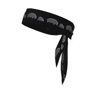 YYHWHJDE Cute baby hippo crawling Pattern Sports headscarf, sweat absorbing and breathable, motion headband, double-sided kerchief