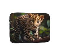 YYHWHJDE Cute Baby Jaguar Prints Protective Shockproof Portable Laptop Sleeve Case 12 inch for Men and Women Business Travel, and Office Daily Use
