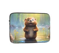 YYHWHJDE Cute Beaver Picture Shockproof Portable Laptop Sleeve Case 12 inch for Men and Women Business Travel, School, and Office Daily Use