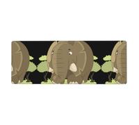 YYHWHJDE Cute Cartoon Elephant Extra Large Rubber Mousepad 12x31.5in